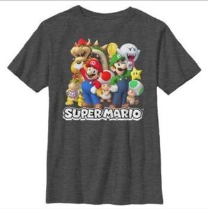 Men's Nintendo Super Mario Group T-Shirt Size Medium